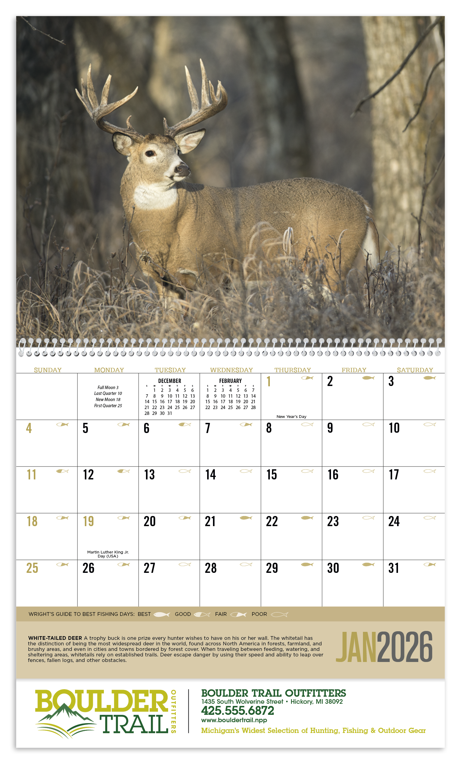 Triumph® Calendars Southcentral Sportsman Calendar 10