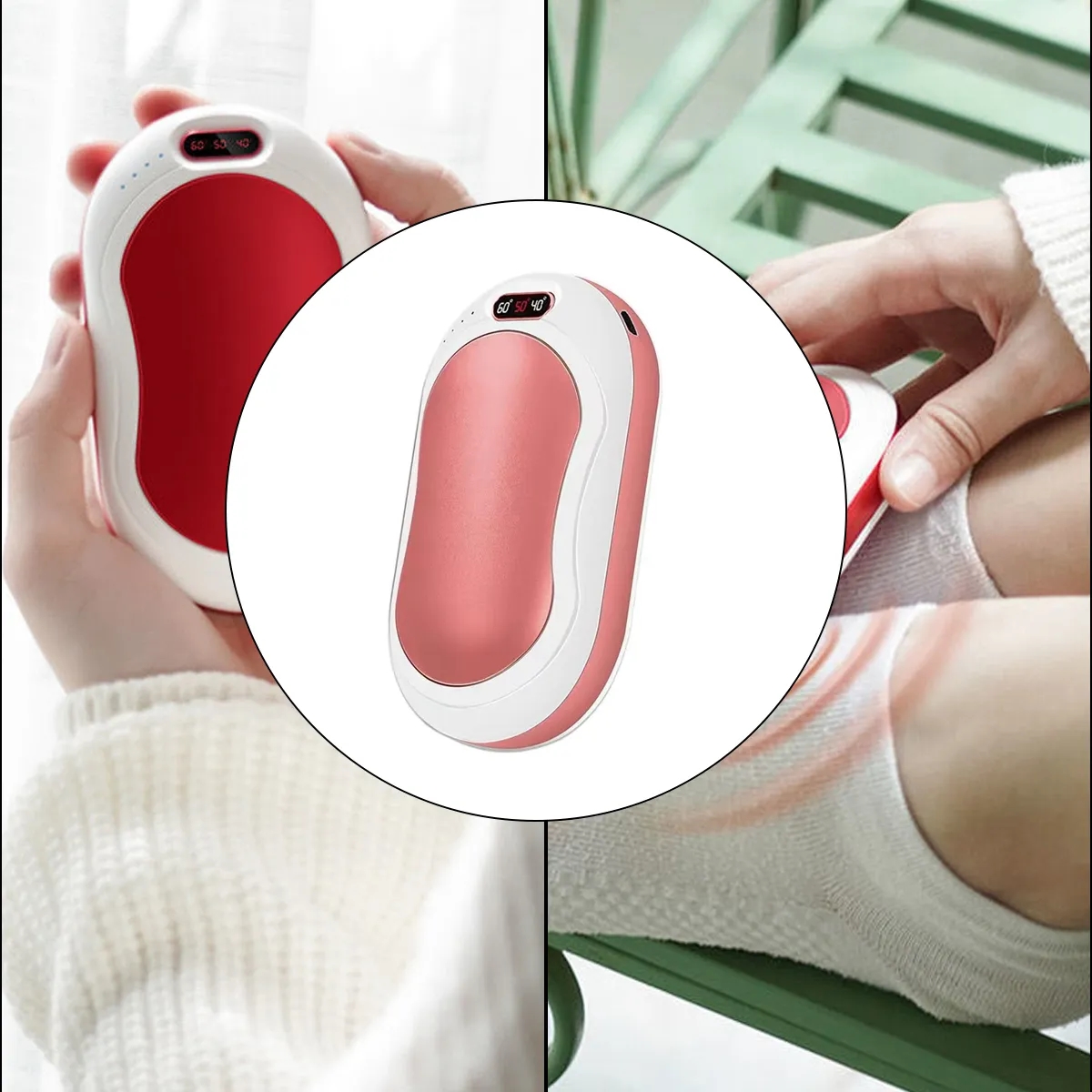 Portable Rechargeable Hand Warmer Power Bank 3