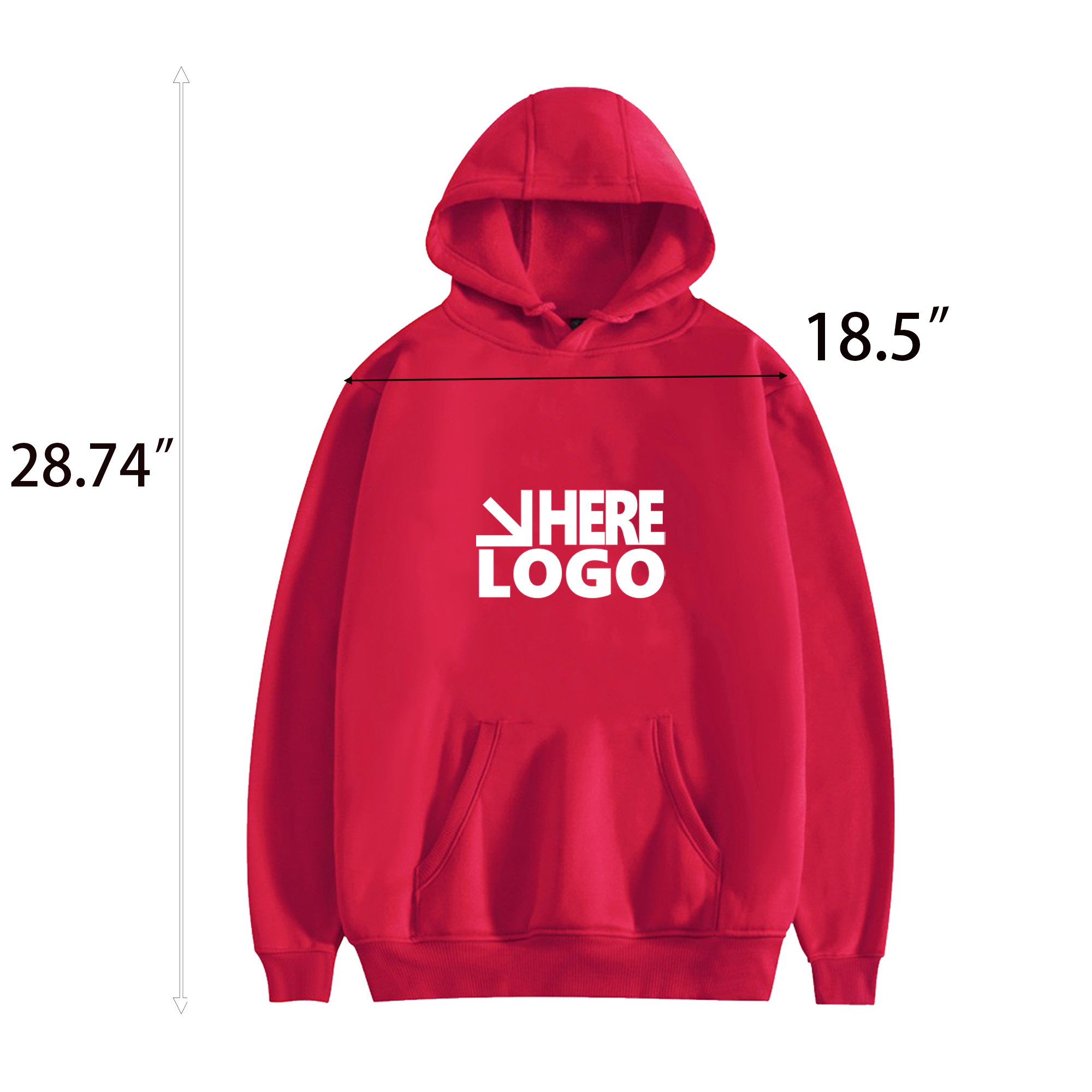 Classic Customized Polyester Hooded Shirt 2