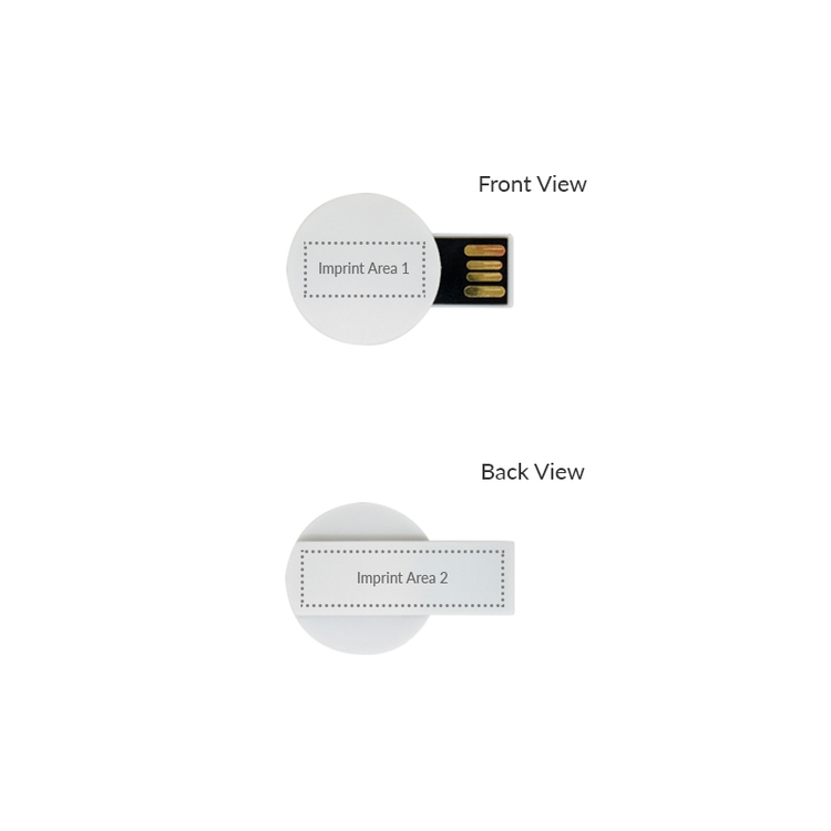 Round Paperclip USB Flash Drive 3