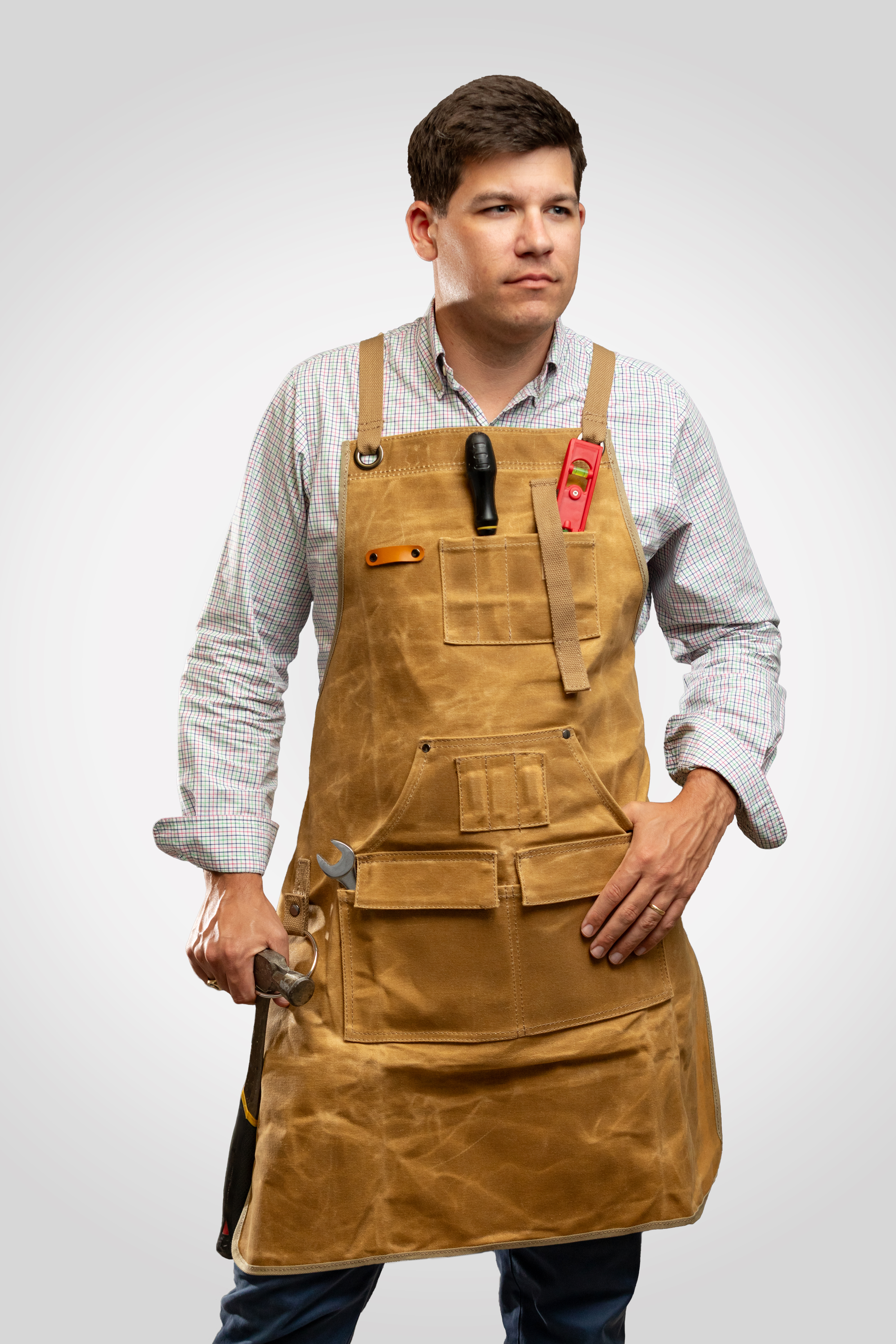 NEW Kitch Style Waxed Canvas Durable Apron 4