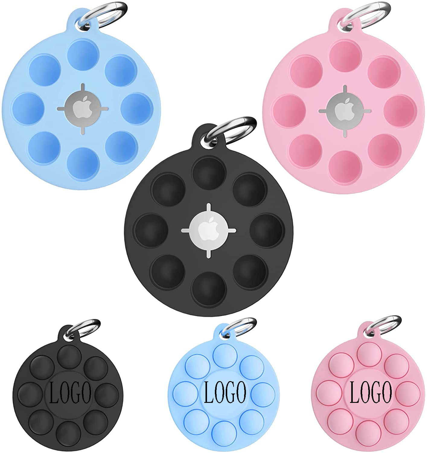 New AirTag Case w/ Bubble Sensory Fidget Toys 1