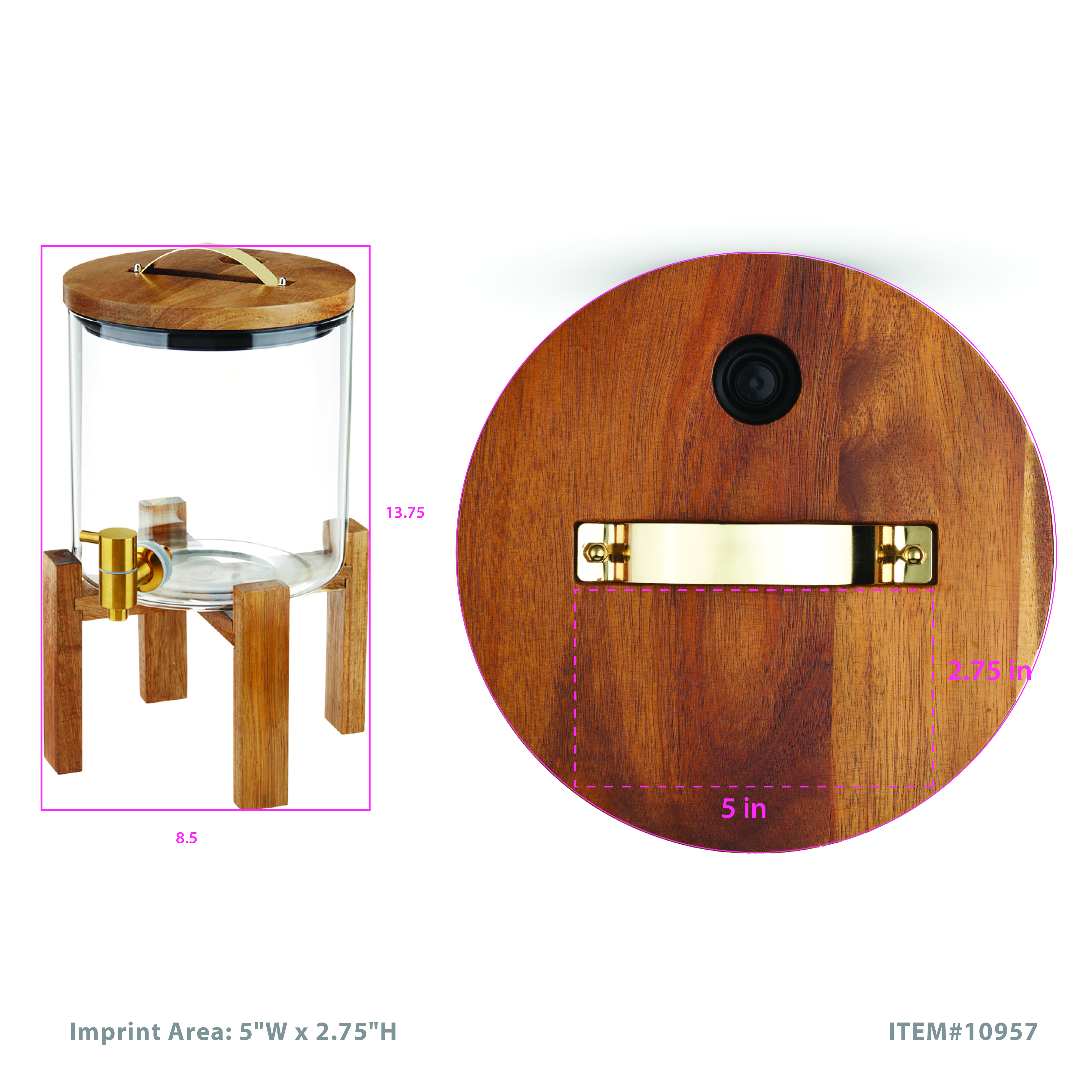 Twine Living® Modern Manor Drink Dispenser 5