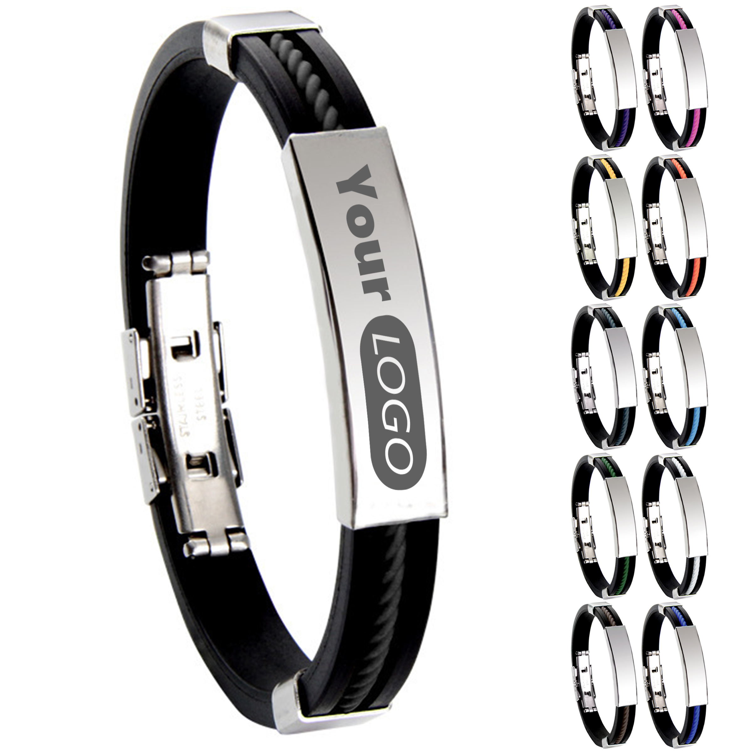 Stainless Steel Multi-Color Wristband 13