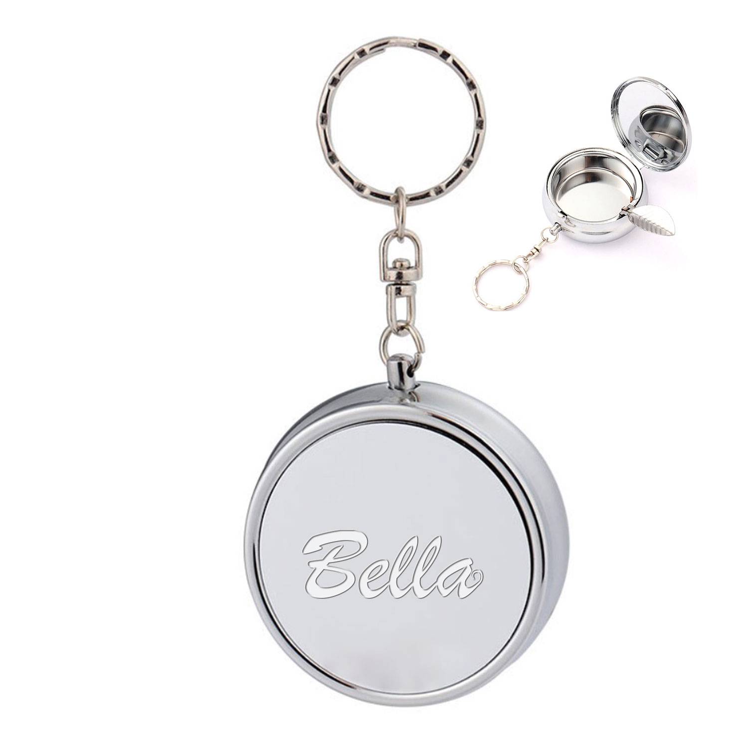 Metal Portable Ashtray Key Chain 5
