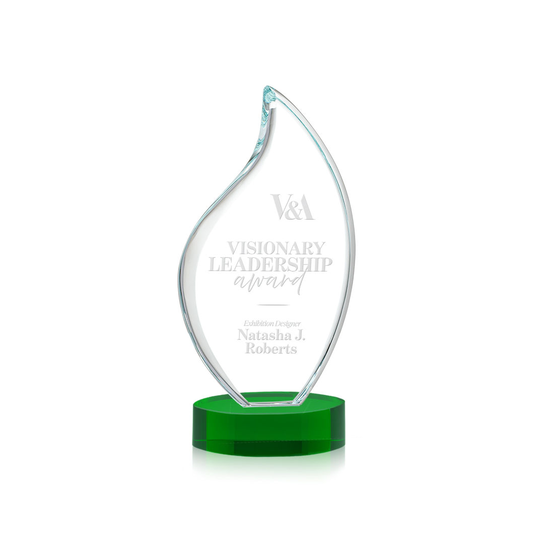 Odessy Flame Award on Alberton Base - Green 2
