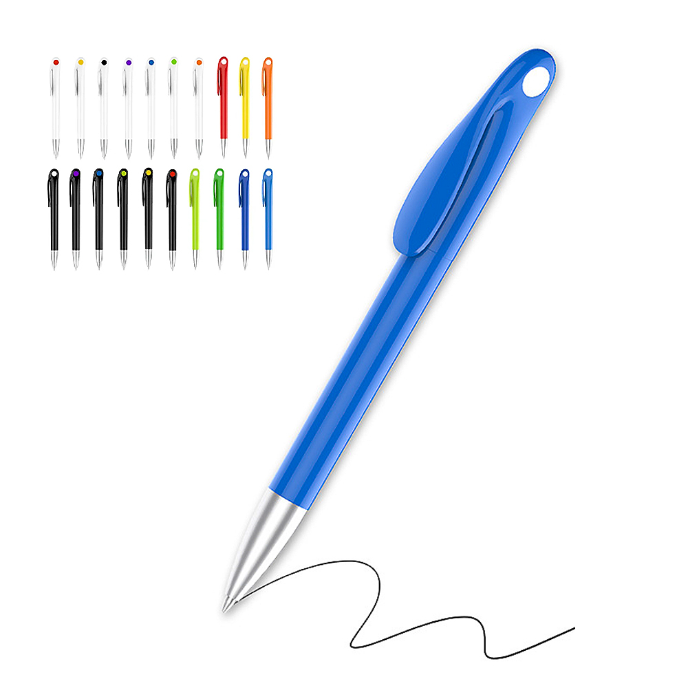 Twist Action Ballpoint Pen with Chrome Tip 5