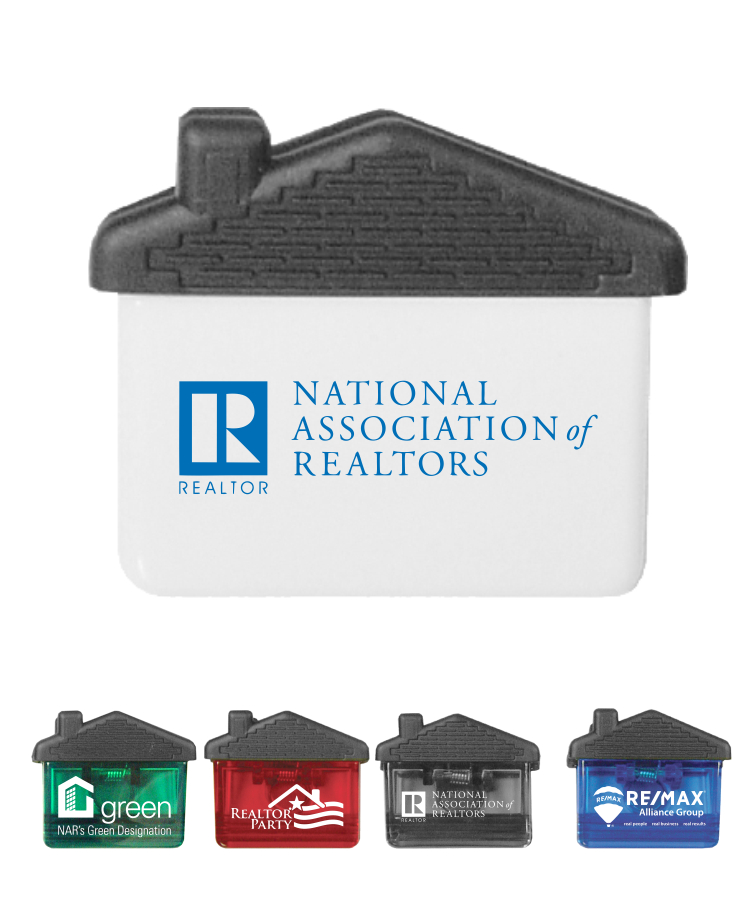 House Shaped Magnetic Memo Clip - One Color 2