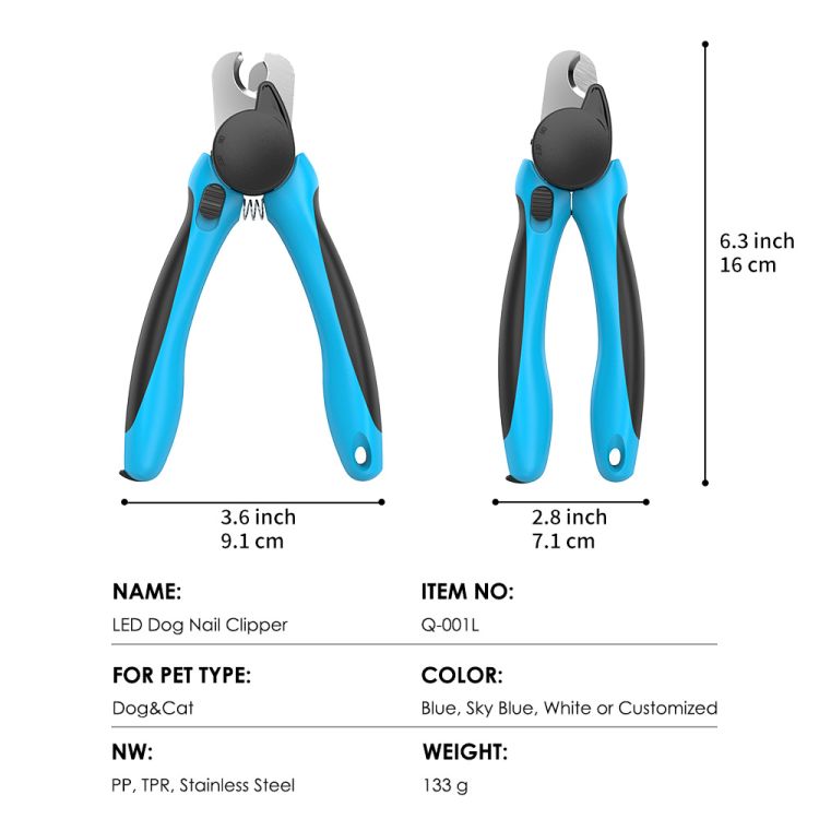 LED Dog Nail Clipper with Light 3