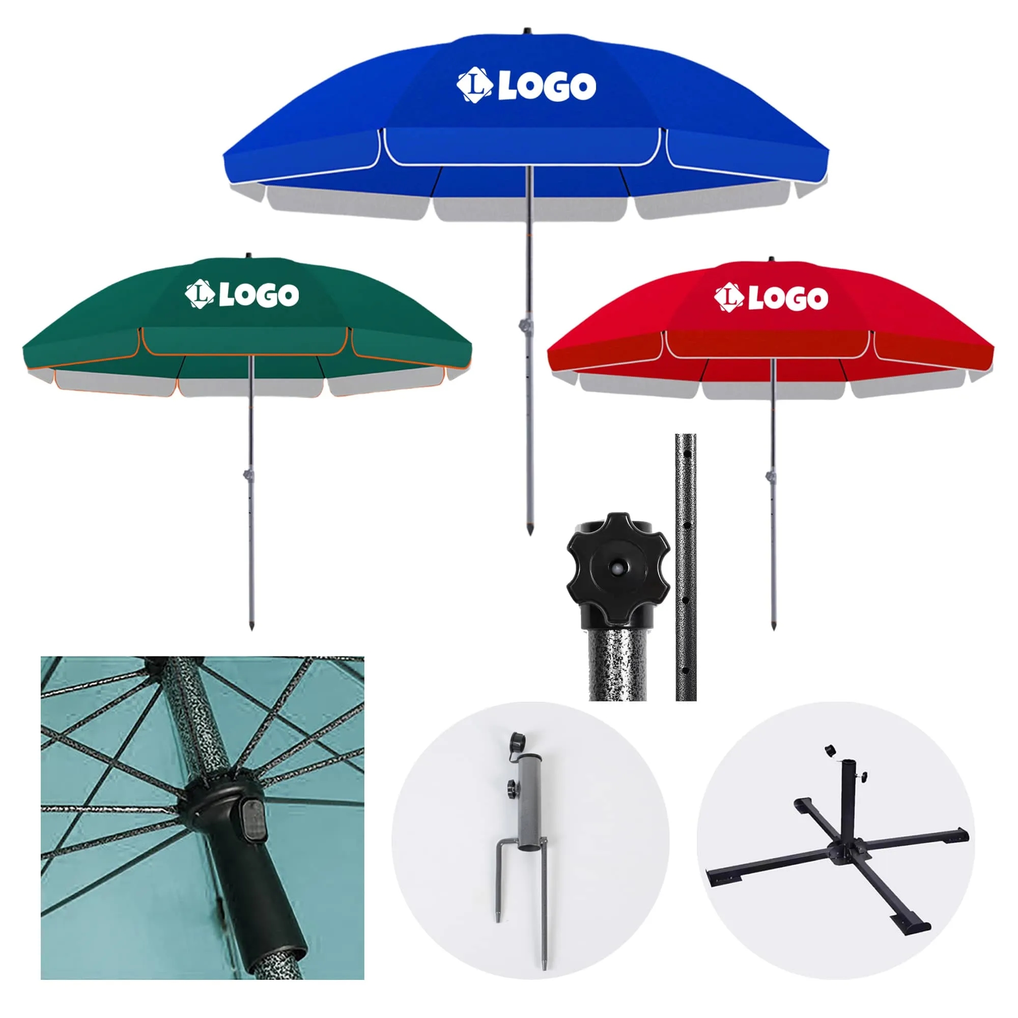 Versatile Outdoor Giant Sunshade UV Protected Waterproof Umb