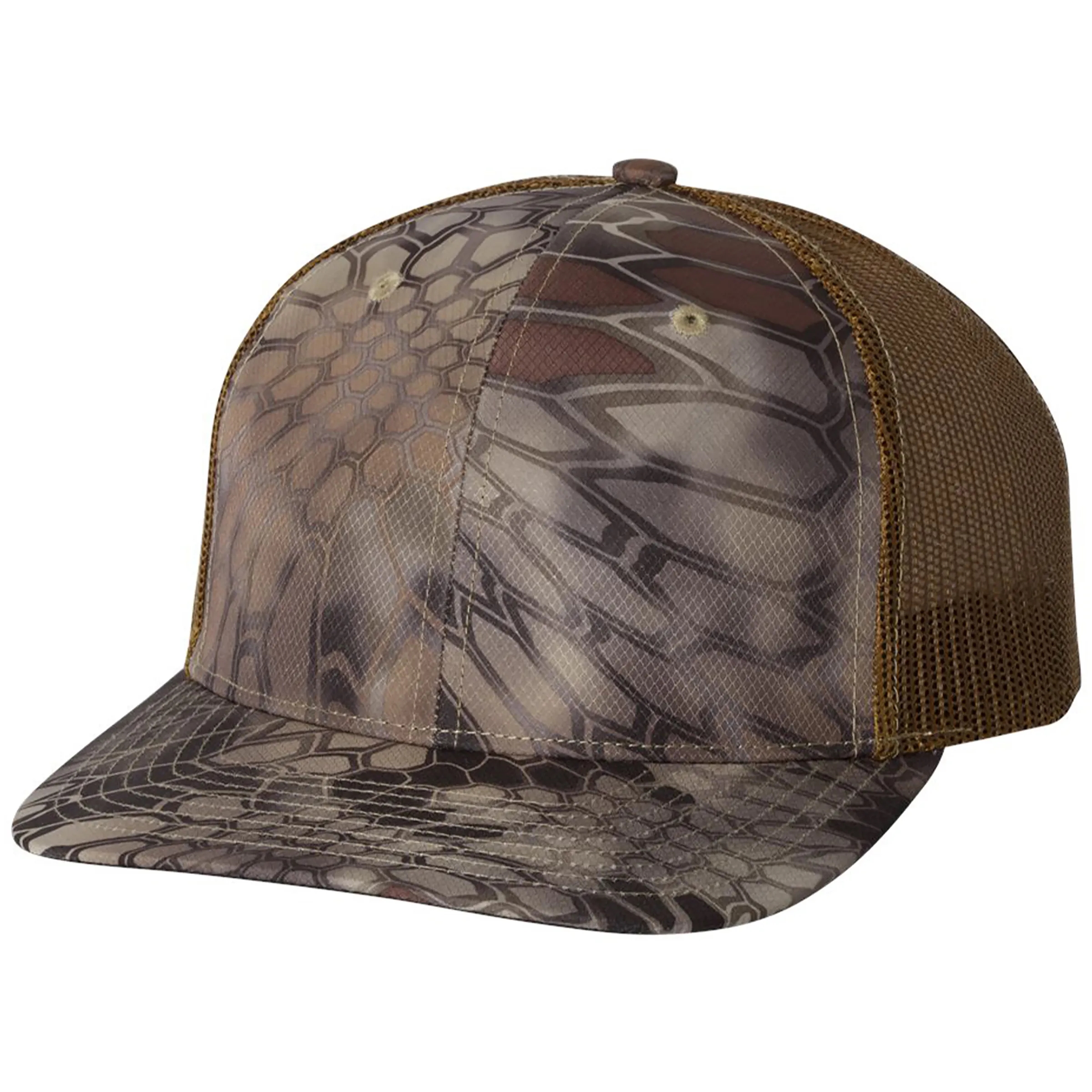 Richardson Patterned Snapback Trucker Cap 1