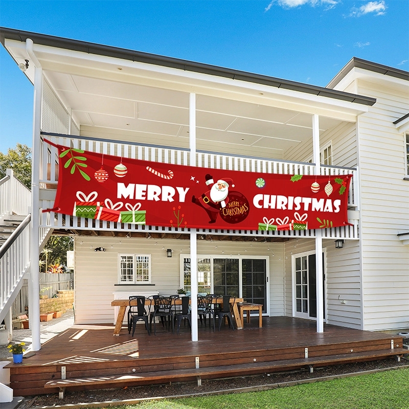 Large Merry Christmas Banner 4