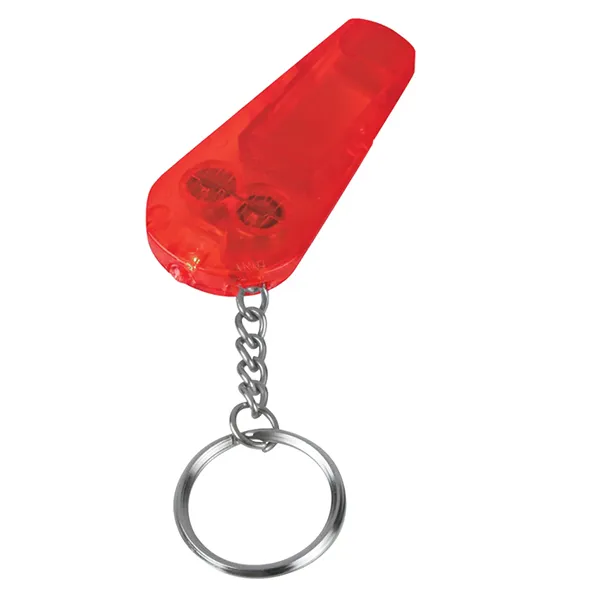 Custom Whistle Light Keychains 4