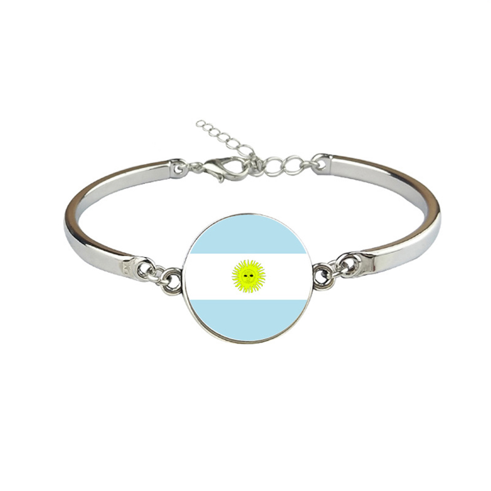 Qatar World Cup National Flag Gemstone Bracelet 3