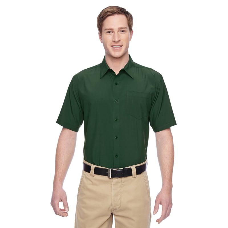 Harriton Men's Paradise Short-Sleeve Performance Shirt 4