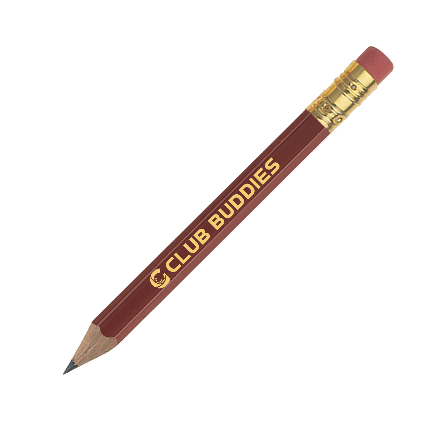 Golf Pencil (Hexagonal) with Eraser 2