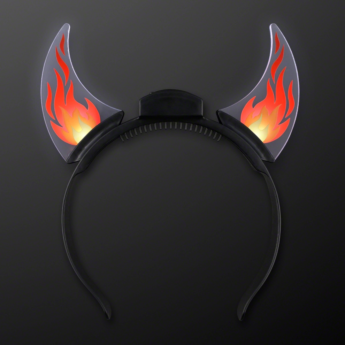 Dancing Flames Light Up Devil Horn Headband 4