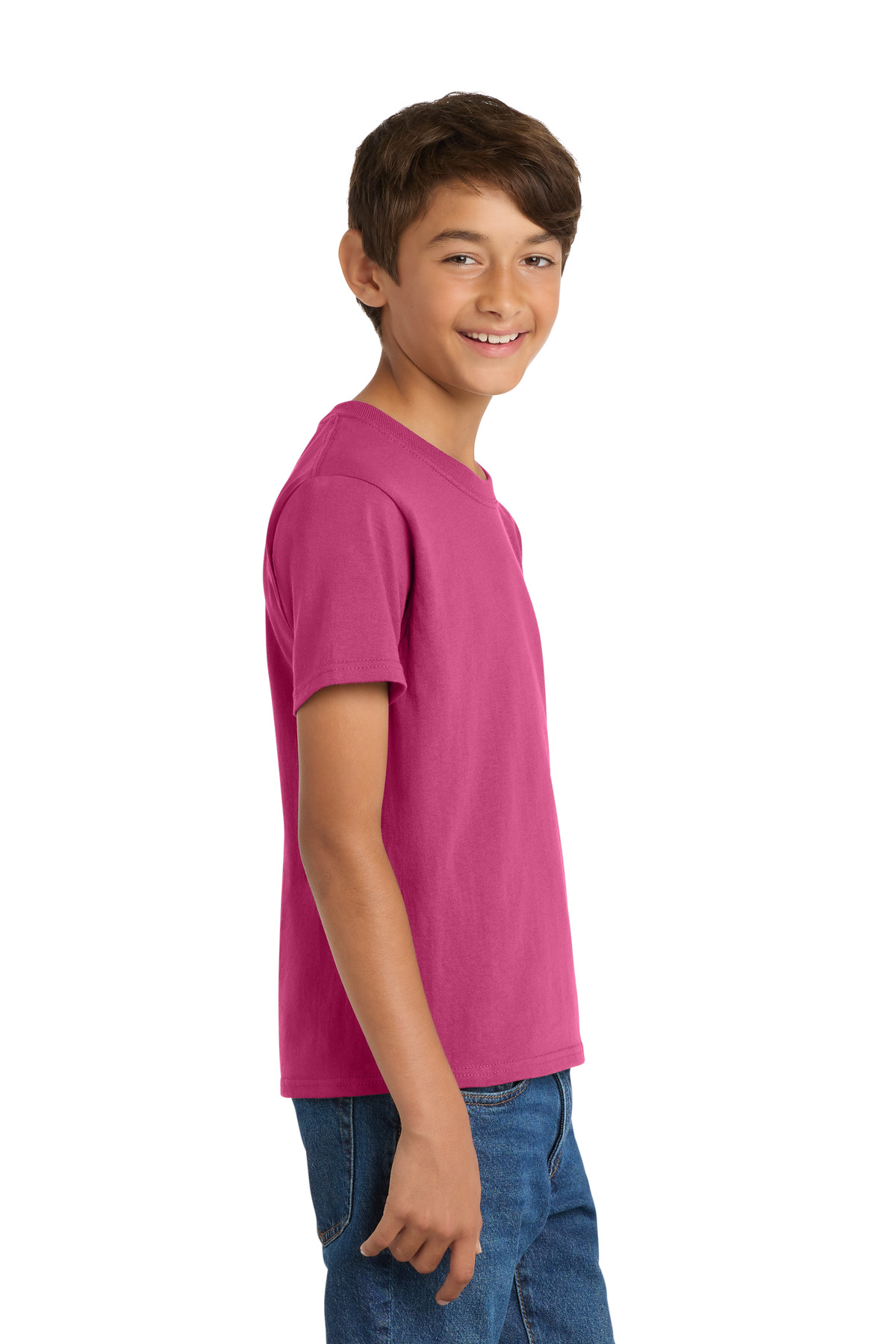 Port & Co Youth Core Cotton Tee. PC54Y 405