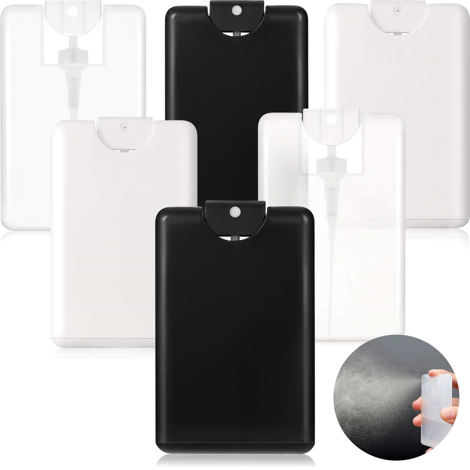 20Ml Card Case-Like Plastic Hand Sanitizer Spray Bottles 3