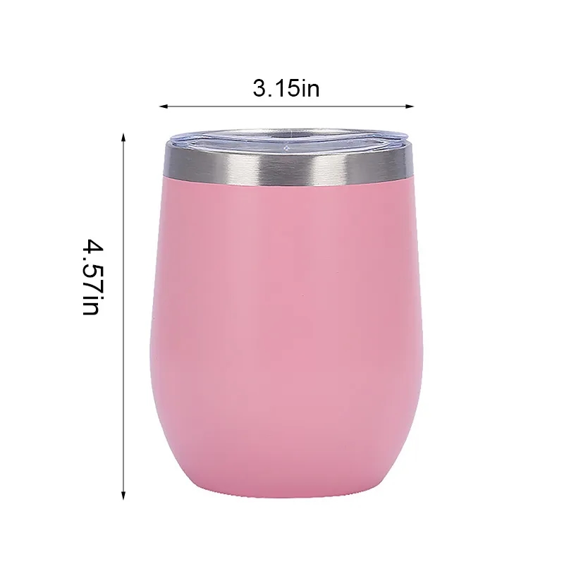 12 Oz. Double Wall Eggshell Cup with Lid 3