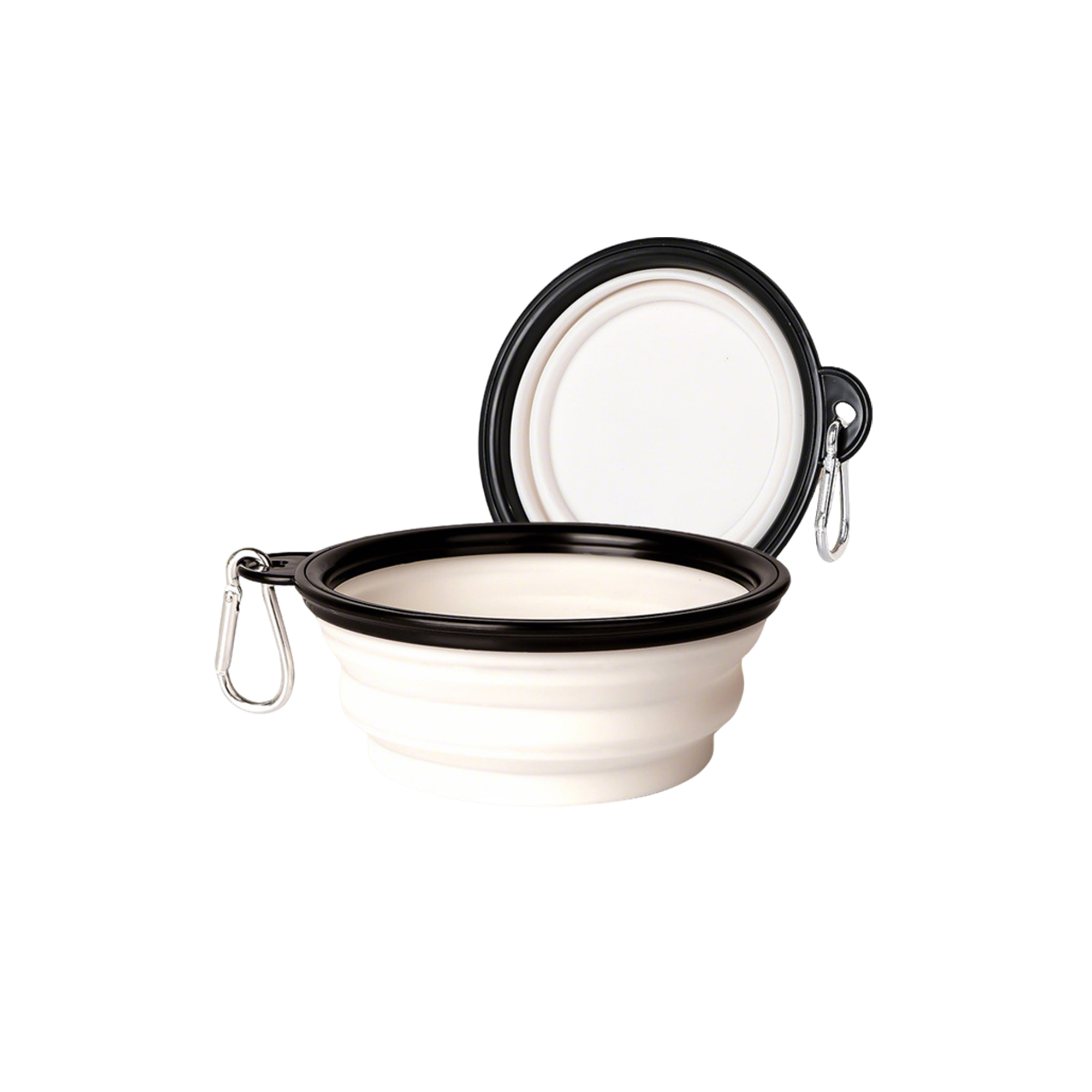 Collapsible Dog Bowl With Carabiner 12 Ounce Capacity 9