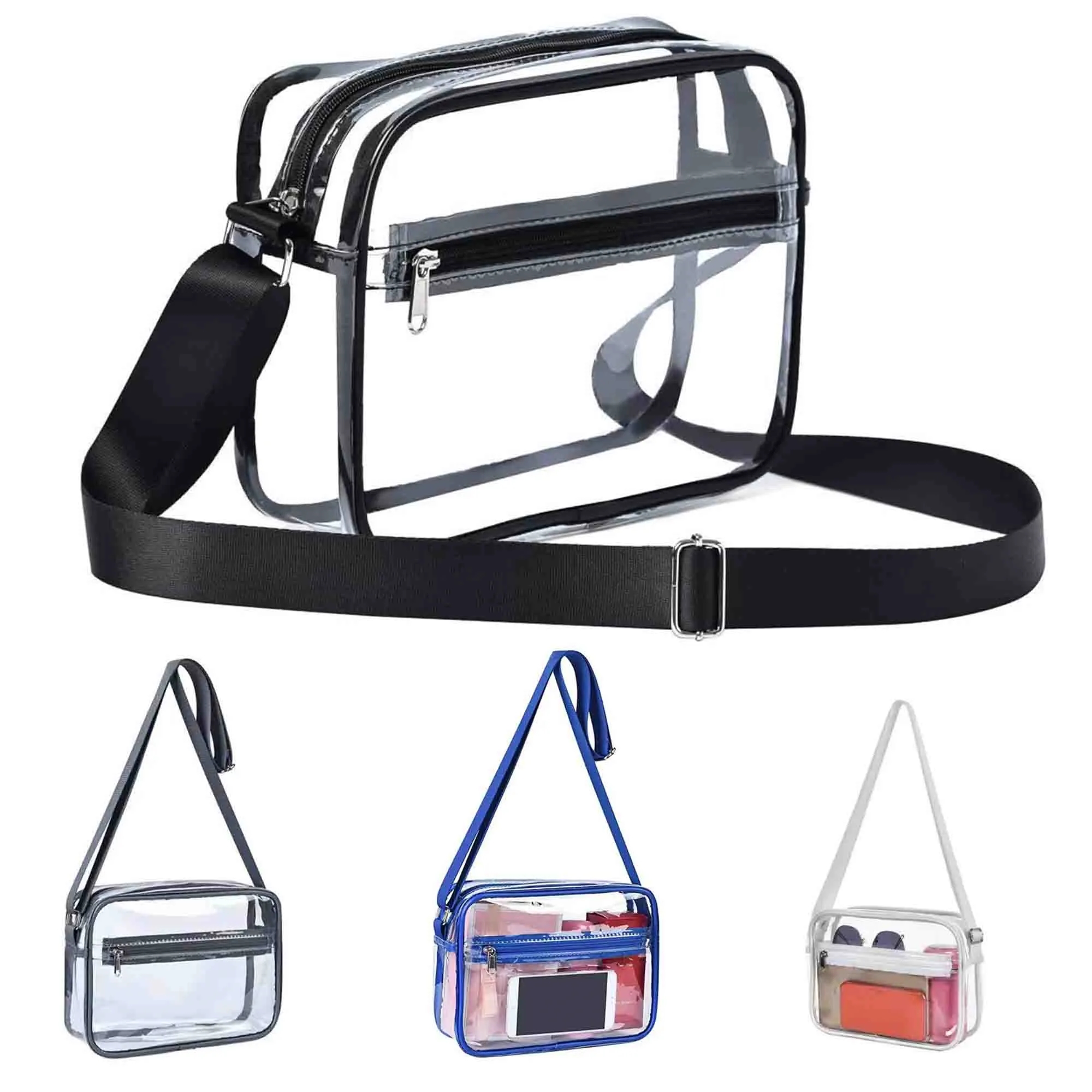 Clear Satchel Waterproof Shoulder Bag 2