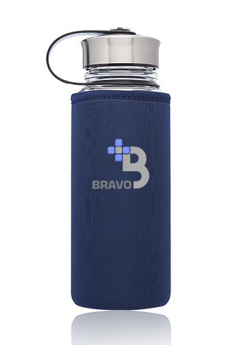 25 oz. Kangaroo Glass Water Bottles in Neoprene Pouch 5