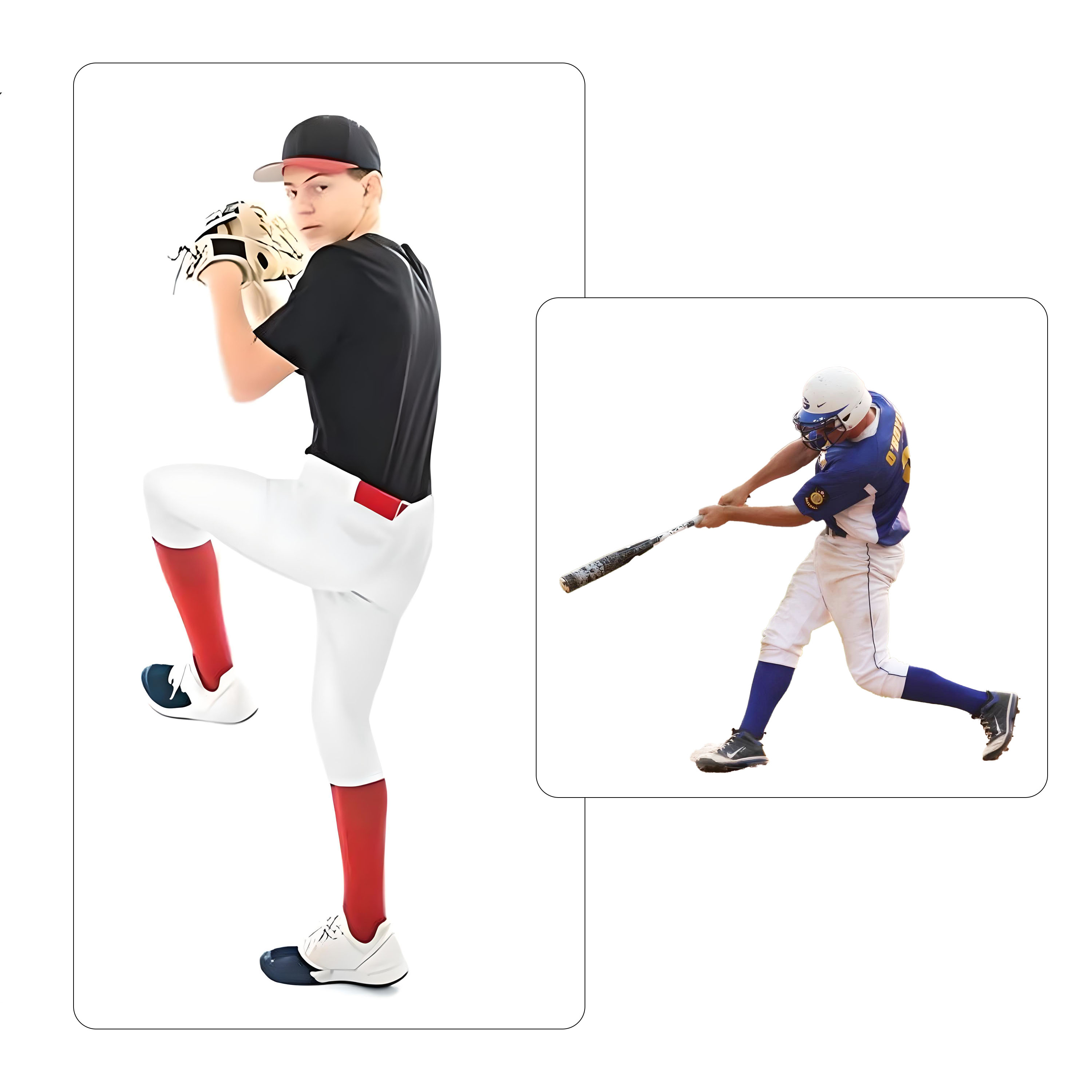 Homerun Knee Length Baseball Pants, custom shorts with logo imprint 4