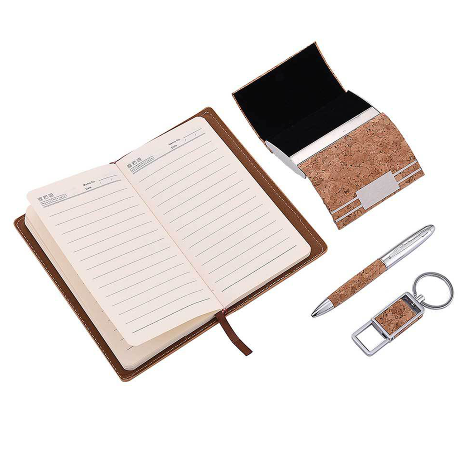 Cork Notebook & Pen Set 4