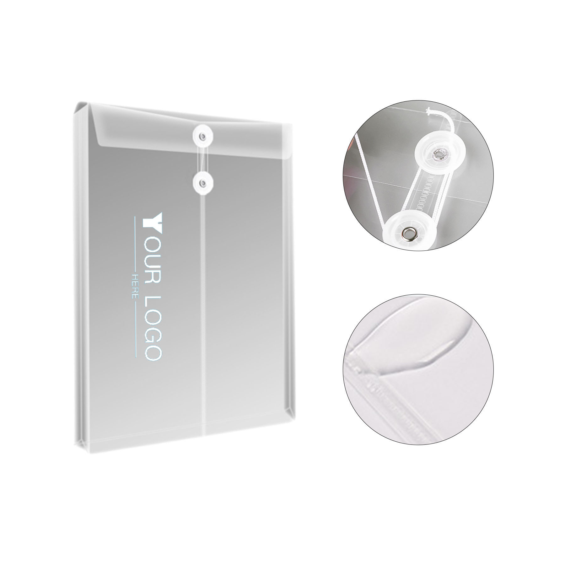 A4 Transparent Document File Folder 2
