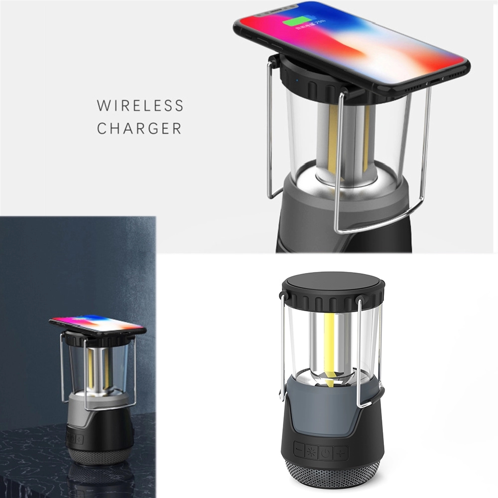 Lantern With Wireless Charger Bluetooh Speaker 3