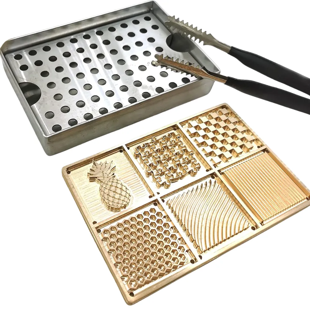 Brass Ice Mold Tray 6