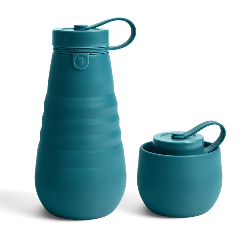17oz Outdoor Travel Silicone Collapsible Water Bottle 3