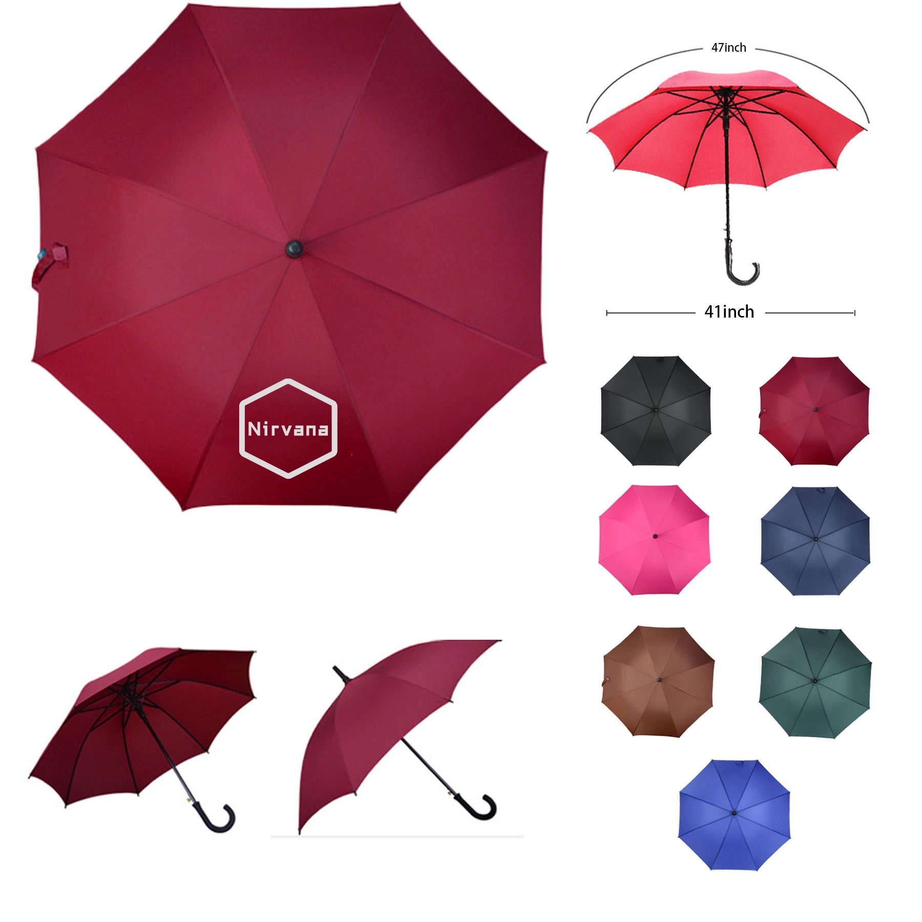 Classic Long Stick Manual Umbrella 1