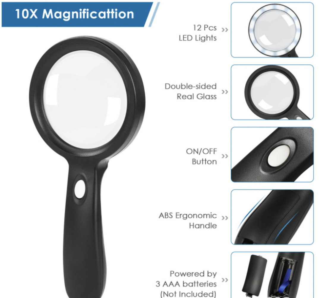 Promotional 10X LED Magnifier 4