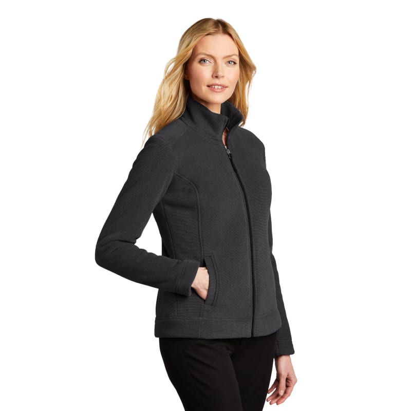 Port Authority Women's Ultra Warm Brushed Fleece Jacket. 3