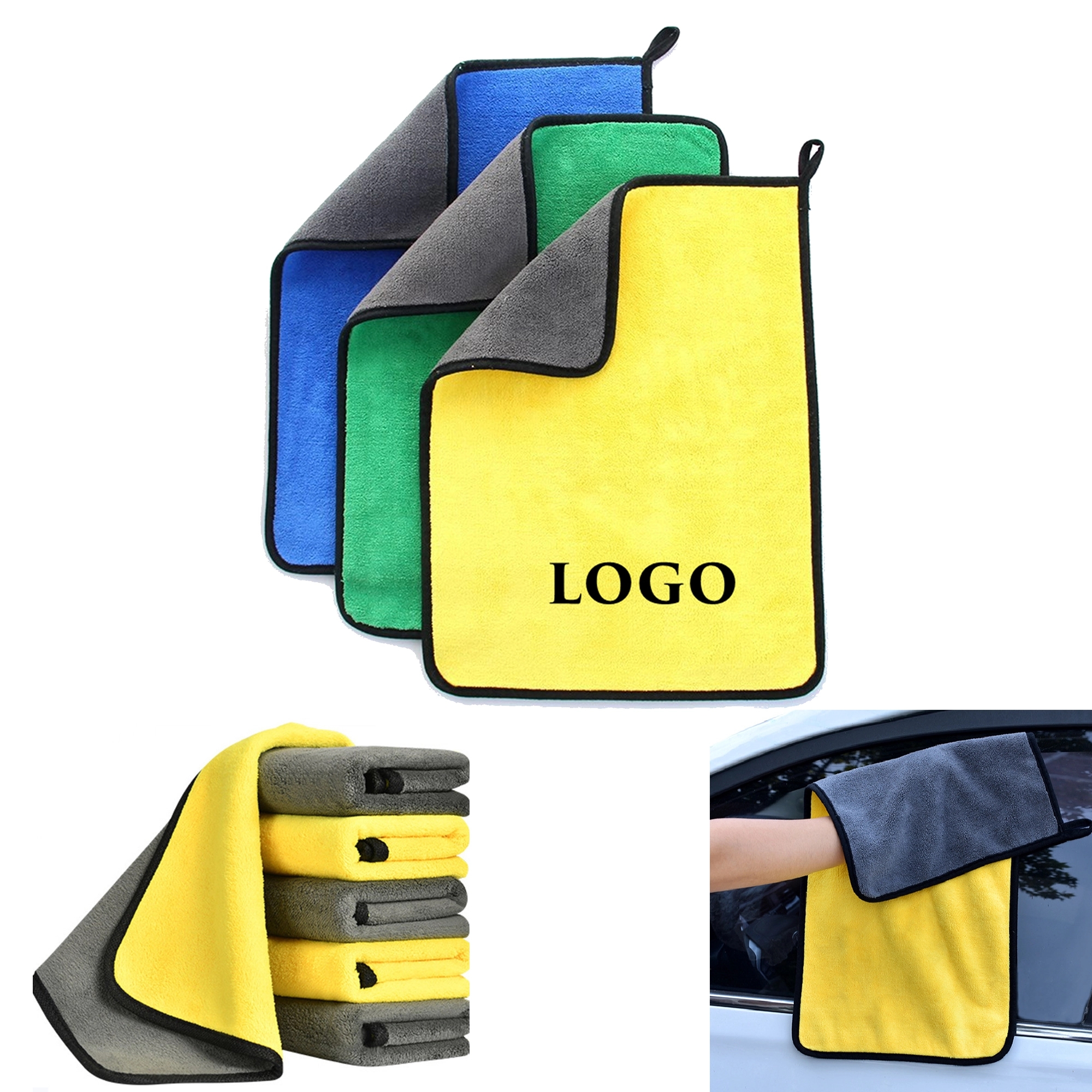 Wool Car Wipe Towel MOQ 100PCS 1