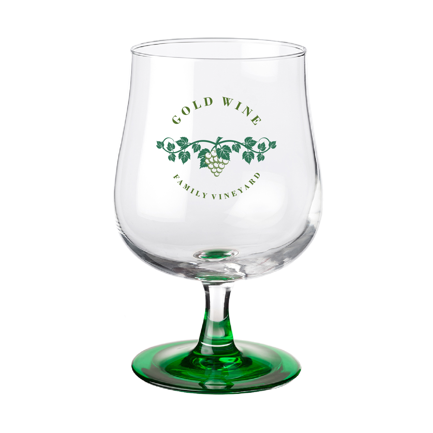 16.75 oz Arc® Elegance Stemmed Goblet (2 Color Imprint) 6