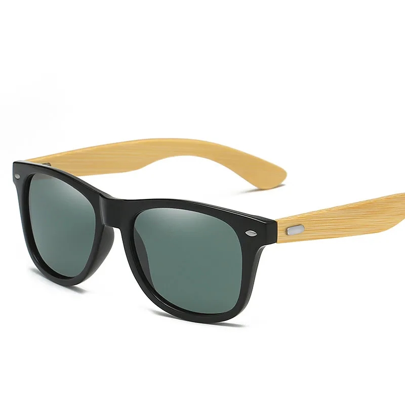 Polarized Wood Glasses Men Wooden Bamboo Sunglasses 1