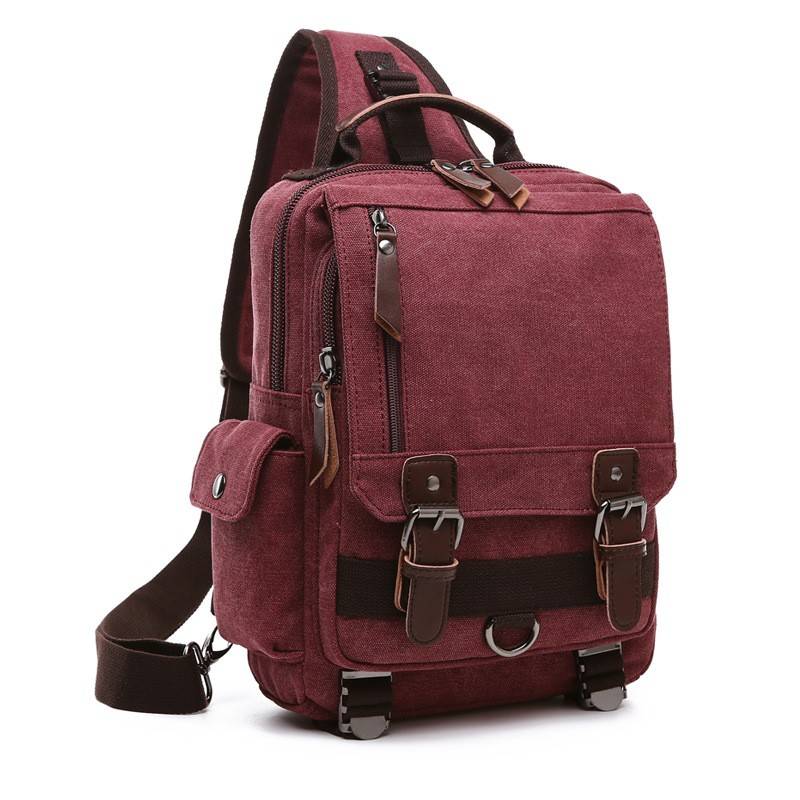 Canvas Cross-body Bag Anti-Theft For Women Men 4
