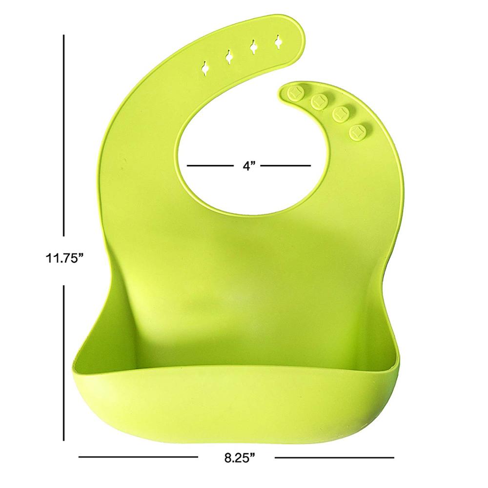 Waterproof Silicone Baby Bibs 1