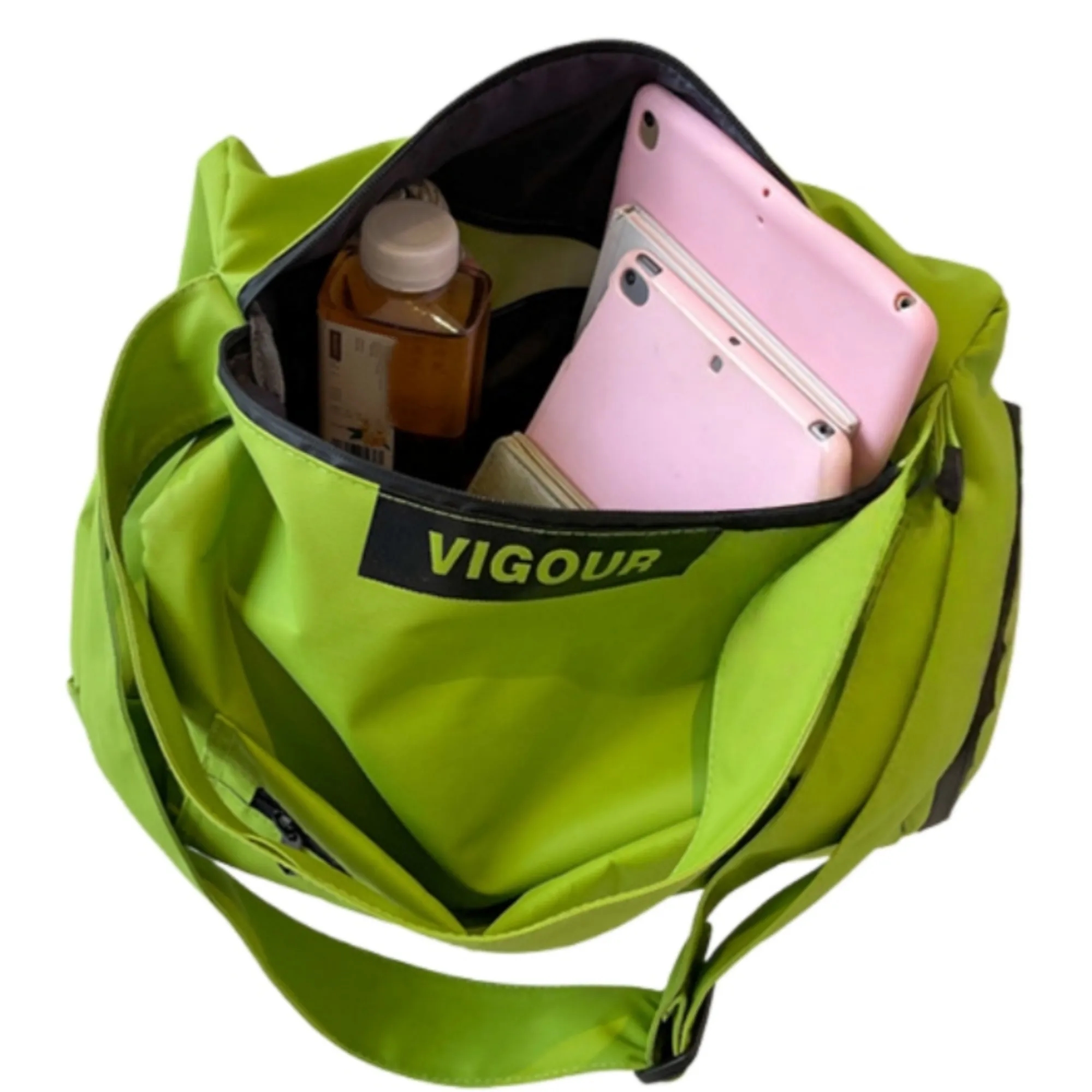 Large Waterproof Oxford Duffel Bag With Wet Dry Compartments 4