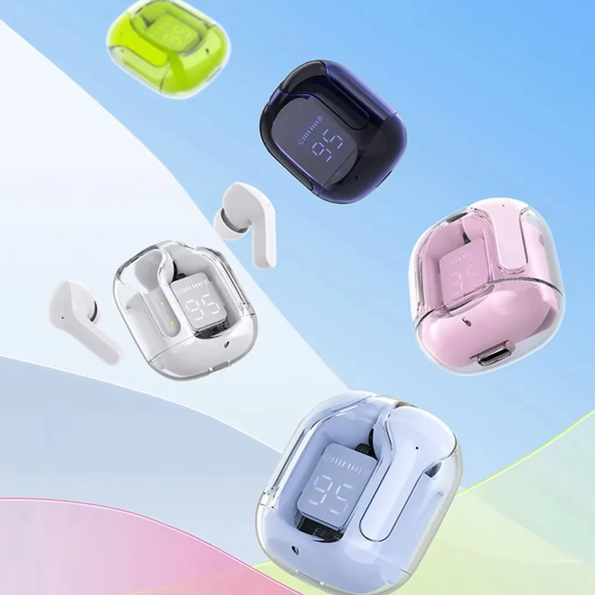 Digital Display Wireless Sports Earbuds 12