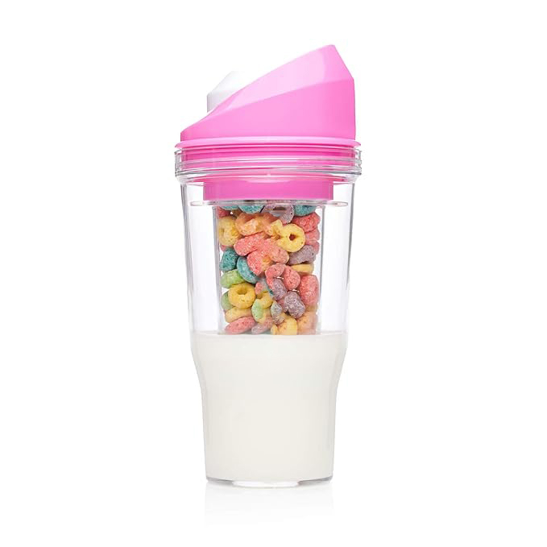Portable Plastic Cereal Cup 8