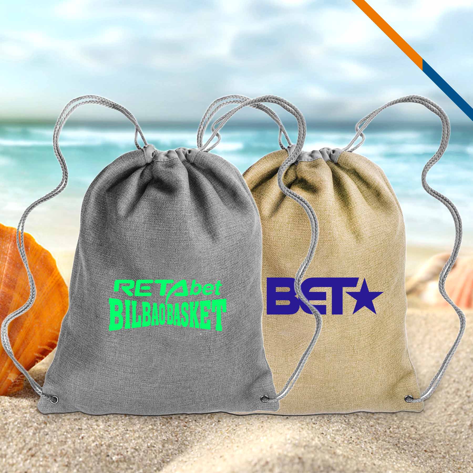 Verda Linen Drawstring Bags 7