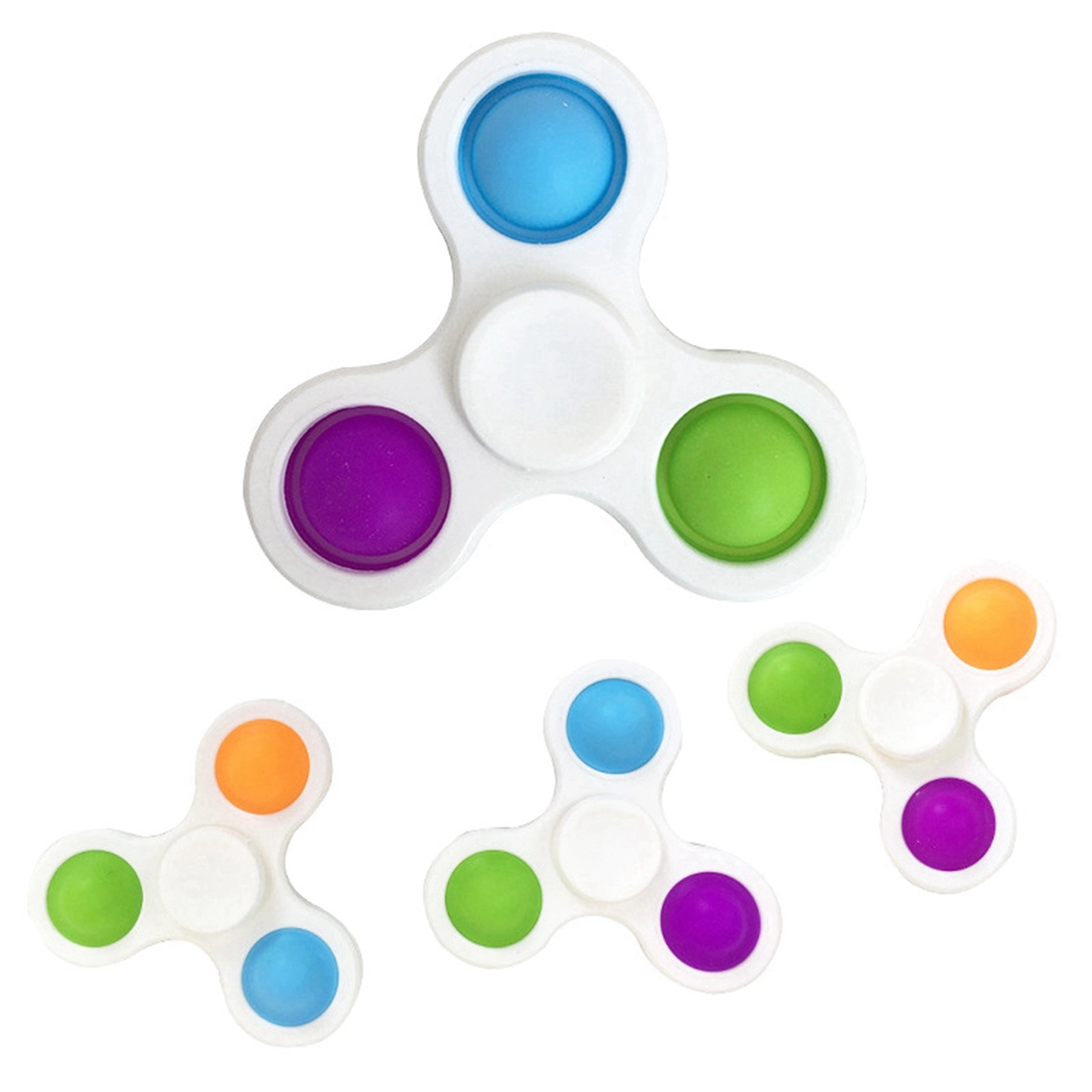 Push Pop Rotatable Fidget Spinner Toy 8