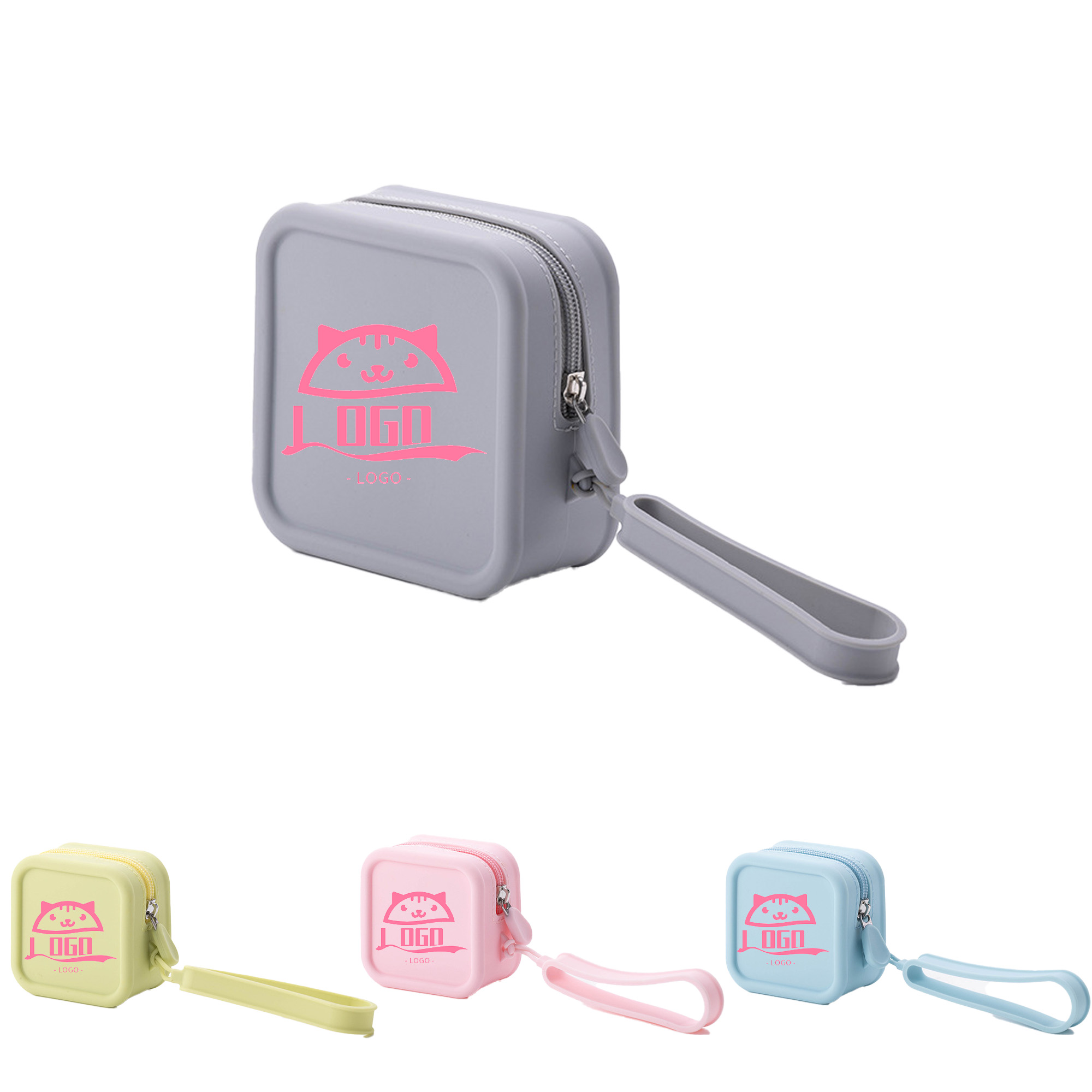 Small square silicone waterproof storage bag 2