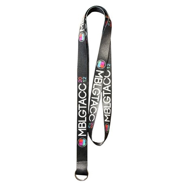 Polyester Dye Sublimated Lanyard with Split Ring - 36"x1/2" 1