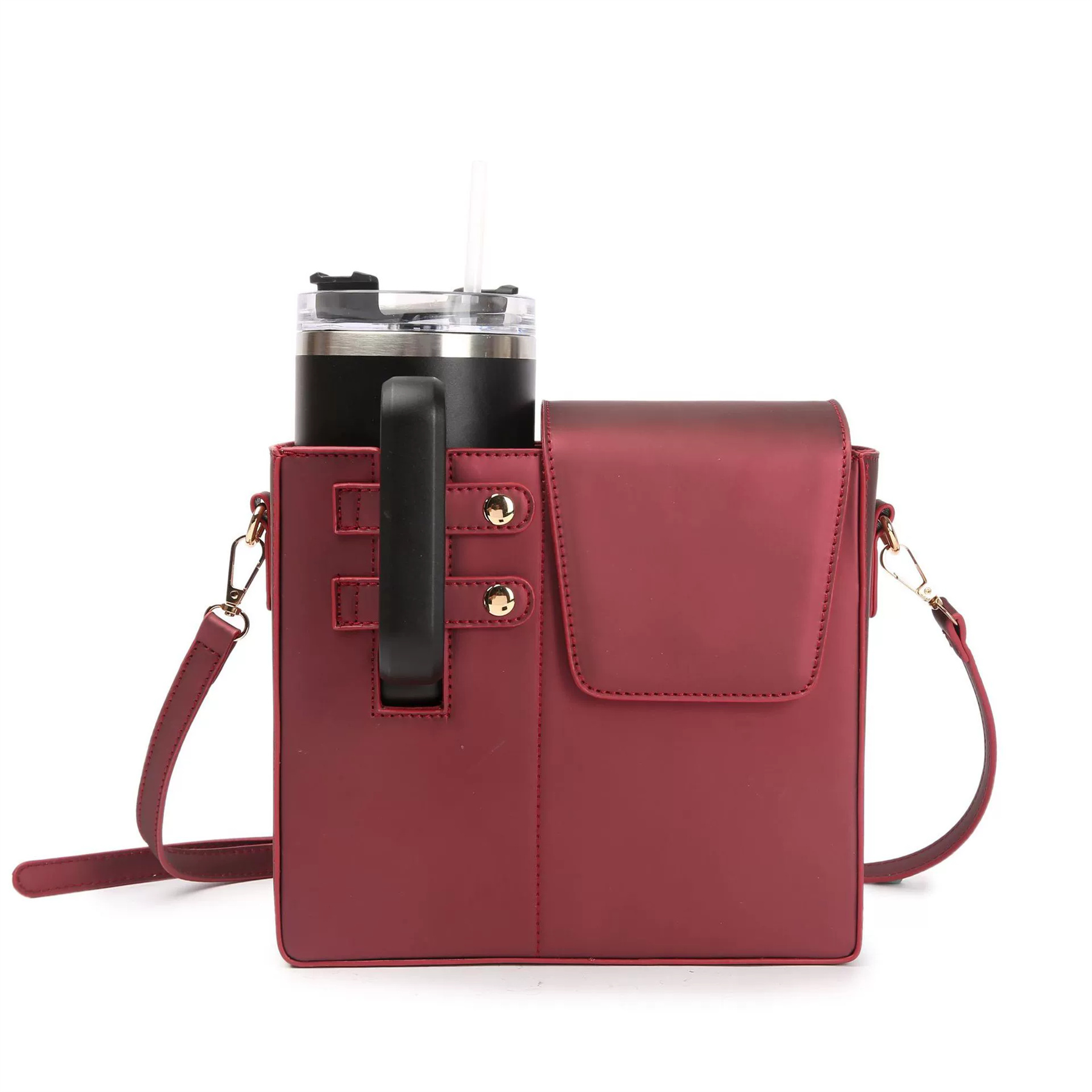 Crossbody Case with Sports Water Bottle Holder 6