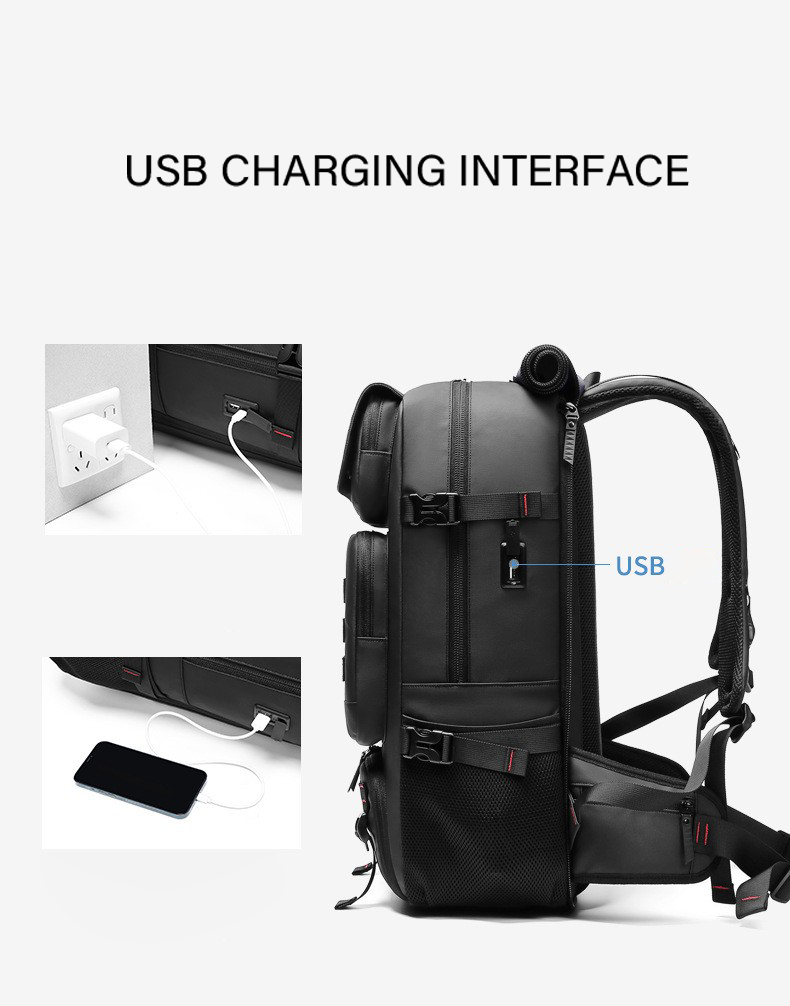 50L Backpack Convertible Waterproof Durable Bag 5
